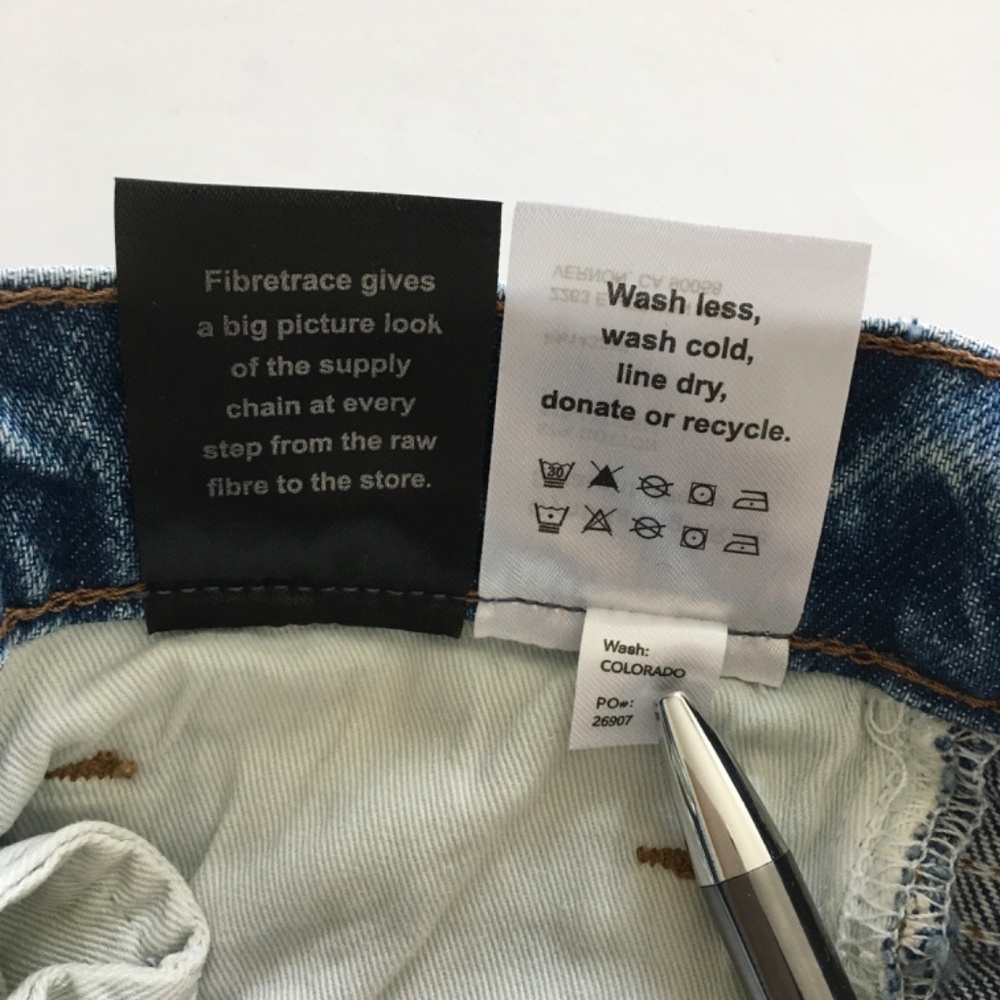 NWT Reformation Cynthia High Rise Straight Jeans in Colorado Sz 29 Button Fly - Picture 16 of 16